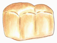 角食パンのイラスト